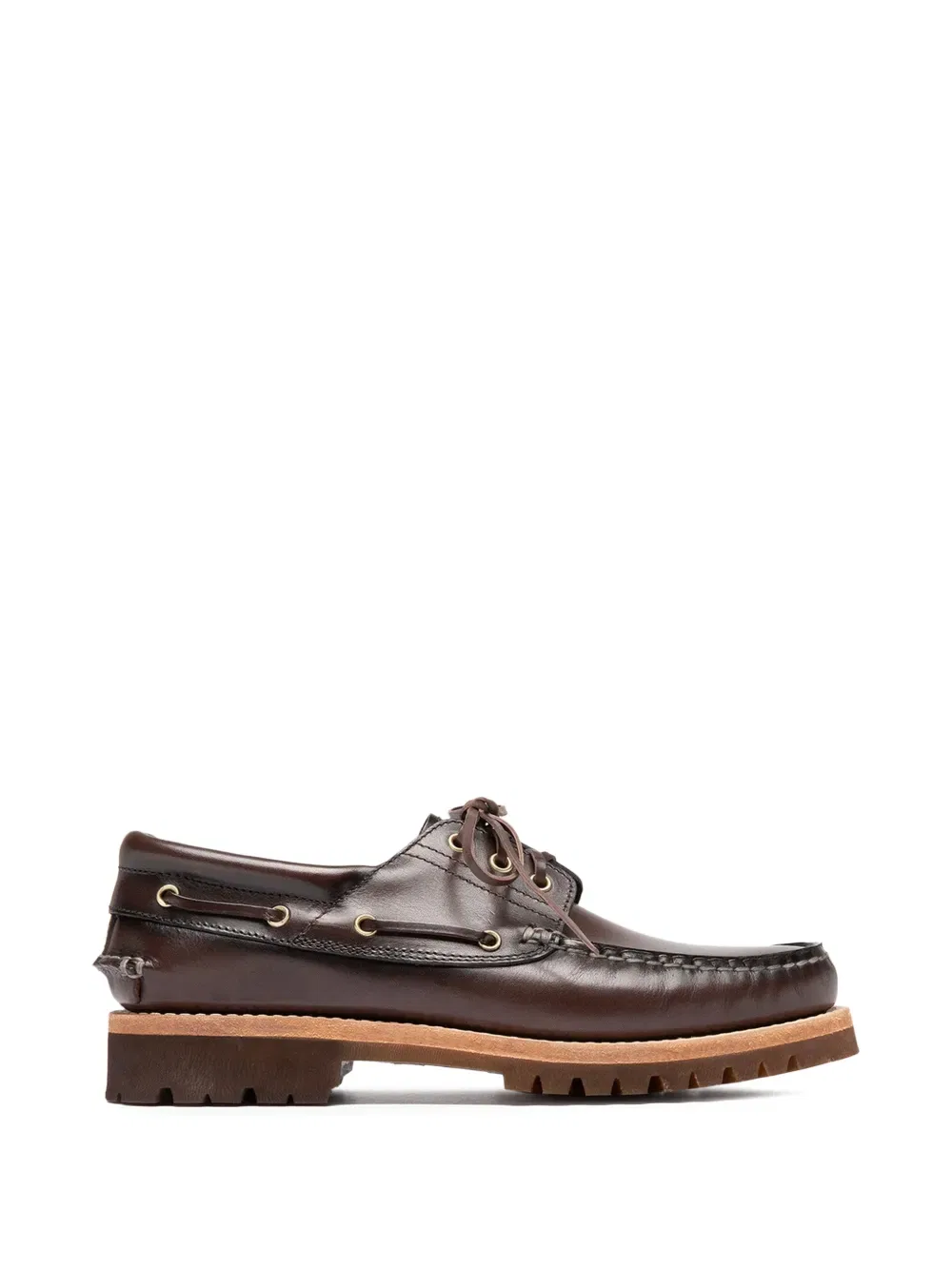 Кожаные лодочные туфли Heritage flexi 001 Officine Creative, коричневый