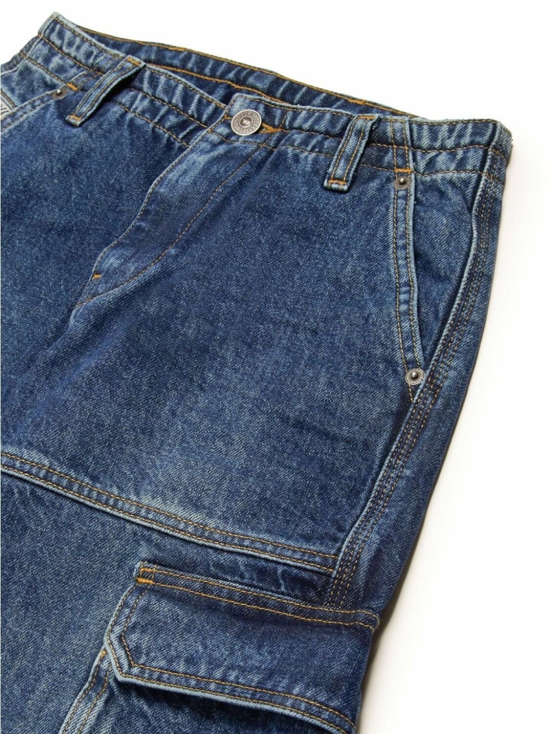 Diesel Kids джинсы прямого кроя с эффектом потертости, синий — фото 3