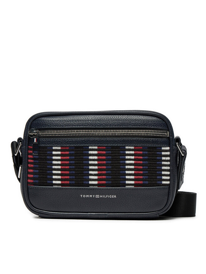 

Сумка через плечо Tommy Hilfiger Th Corp Leather Camera AM0AM12722, темно-синий