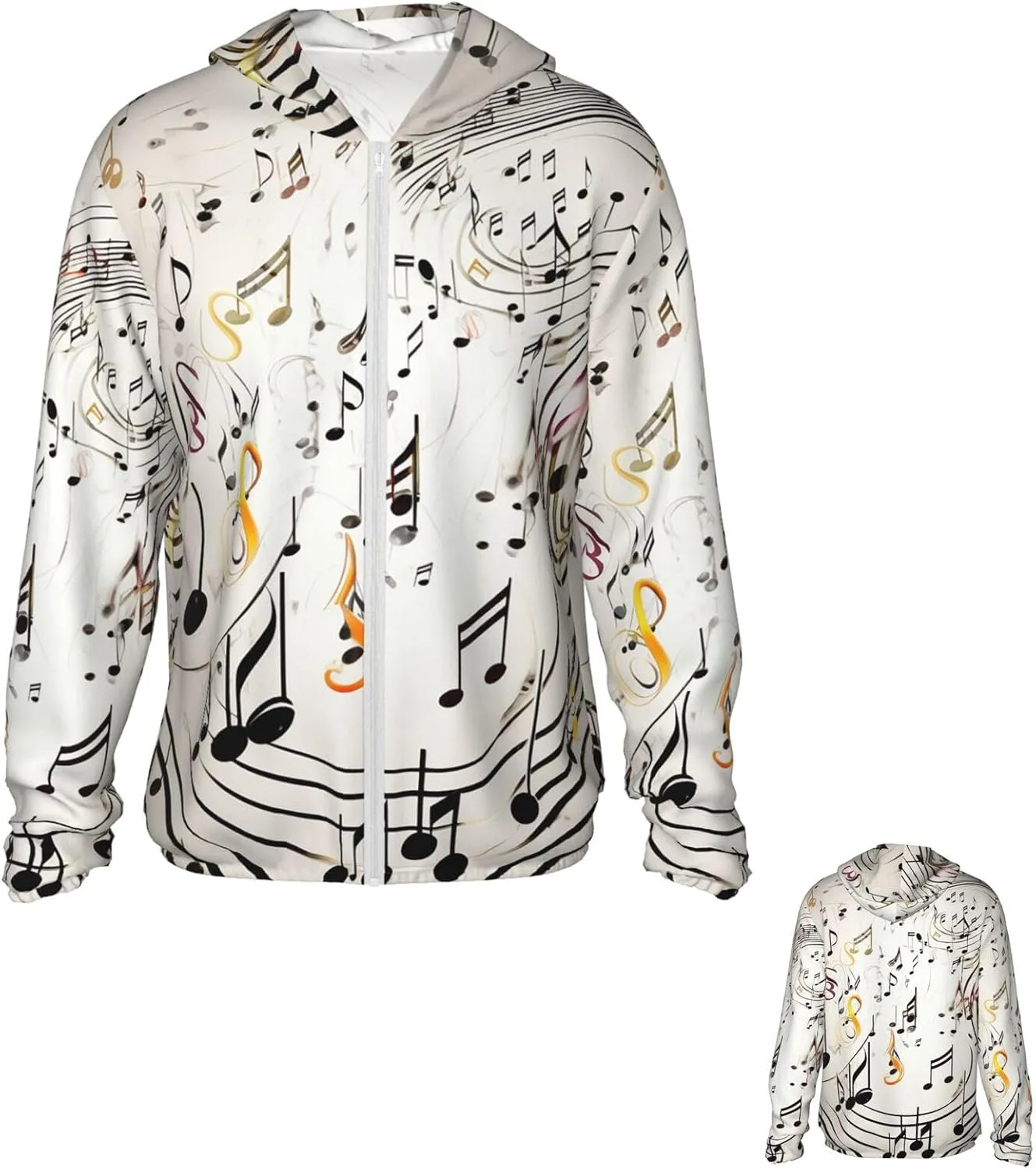 

Толстовка с принтом Music Notes и защитой от солнца UPF 50+ PPTHSNVB