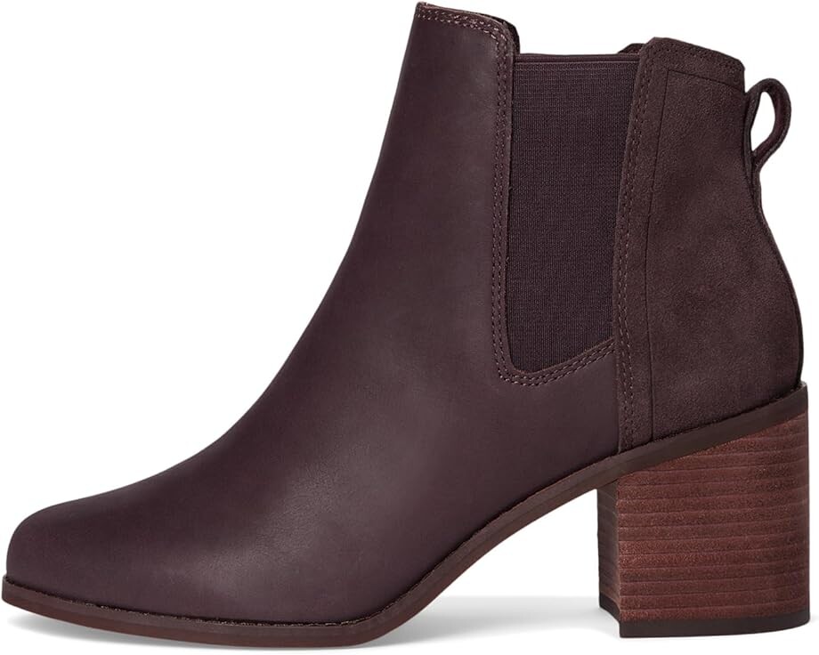 Ботинки TOMS Evelyn Chelsea, цвет Blackberry Leather — фото 4