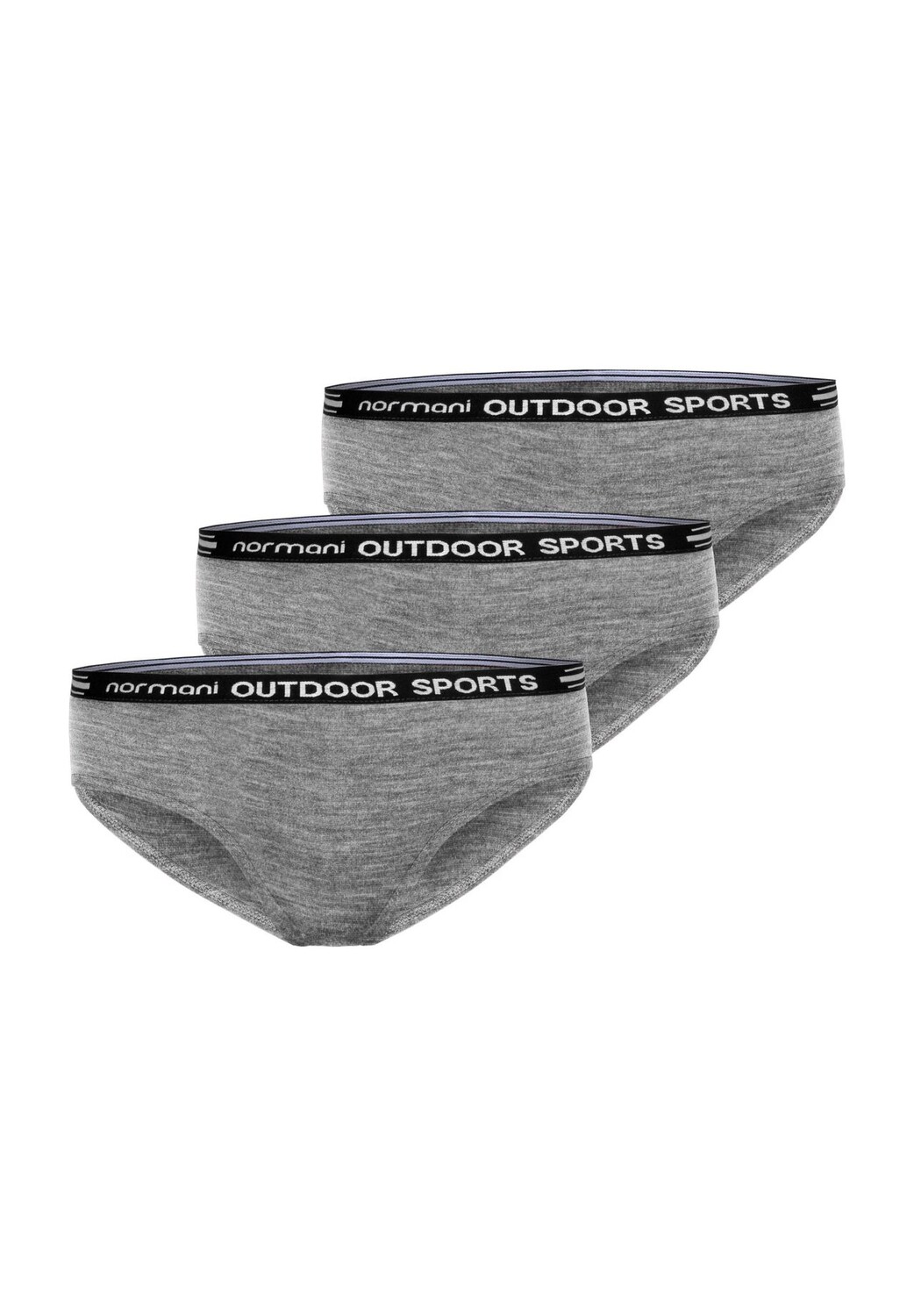 

Набор из 3 женских трусов из мериноса «Олбери» normani, серый