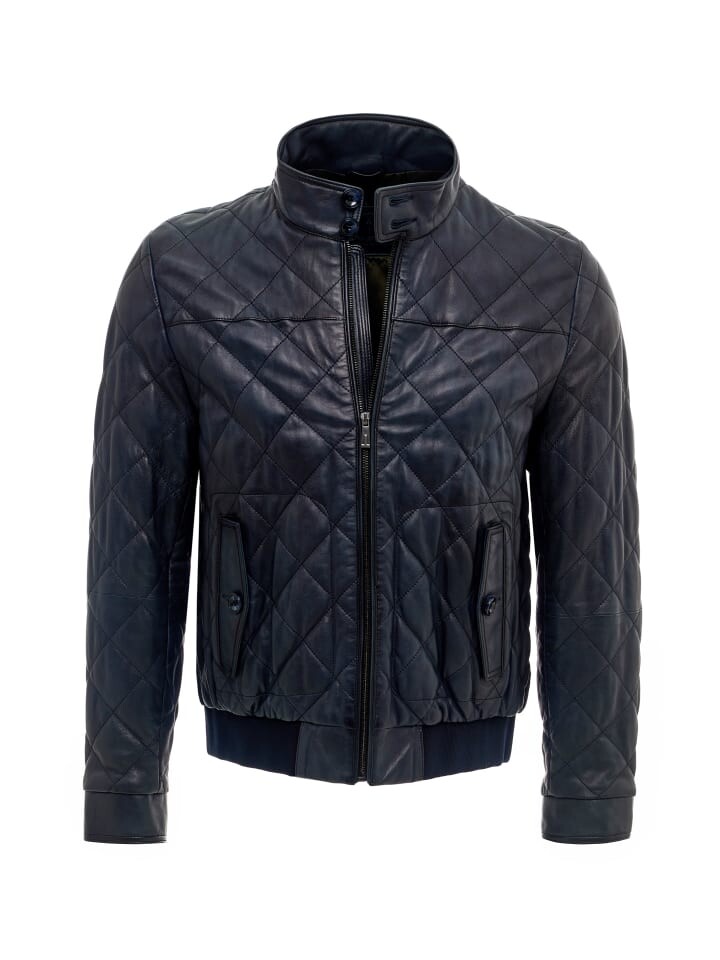

Кожаная куртка Pierre Cardin Lederjacke, темно-синий