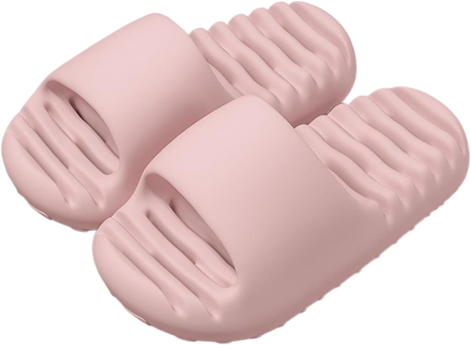 

Женские и мужские душевые тапочки BIUHFN, быстросохнущие, противоскользящие, с дренажными отверстиями, сандалии EVA, не скользят, розовый