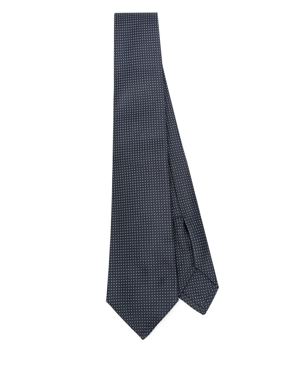 

Жаккардовый галстук с узором Kiton, синий