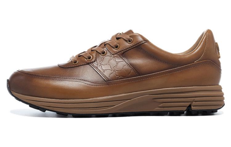 

LI NING 1990 Commuter Series Устойчивые к истиранию Низкие Повседневные Кроссовки Мужские Желто-Коричневые LI-NING 1990