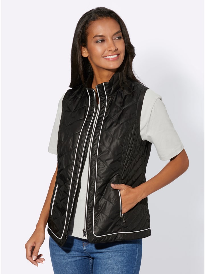 

WITT WEIDEN Стеганый жилет черного цвета