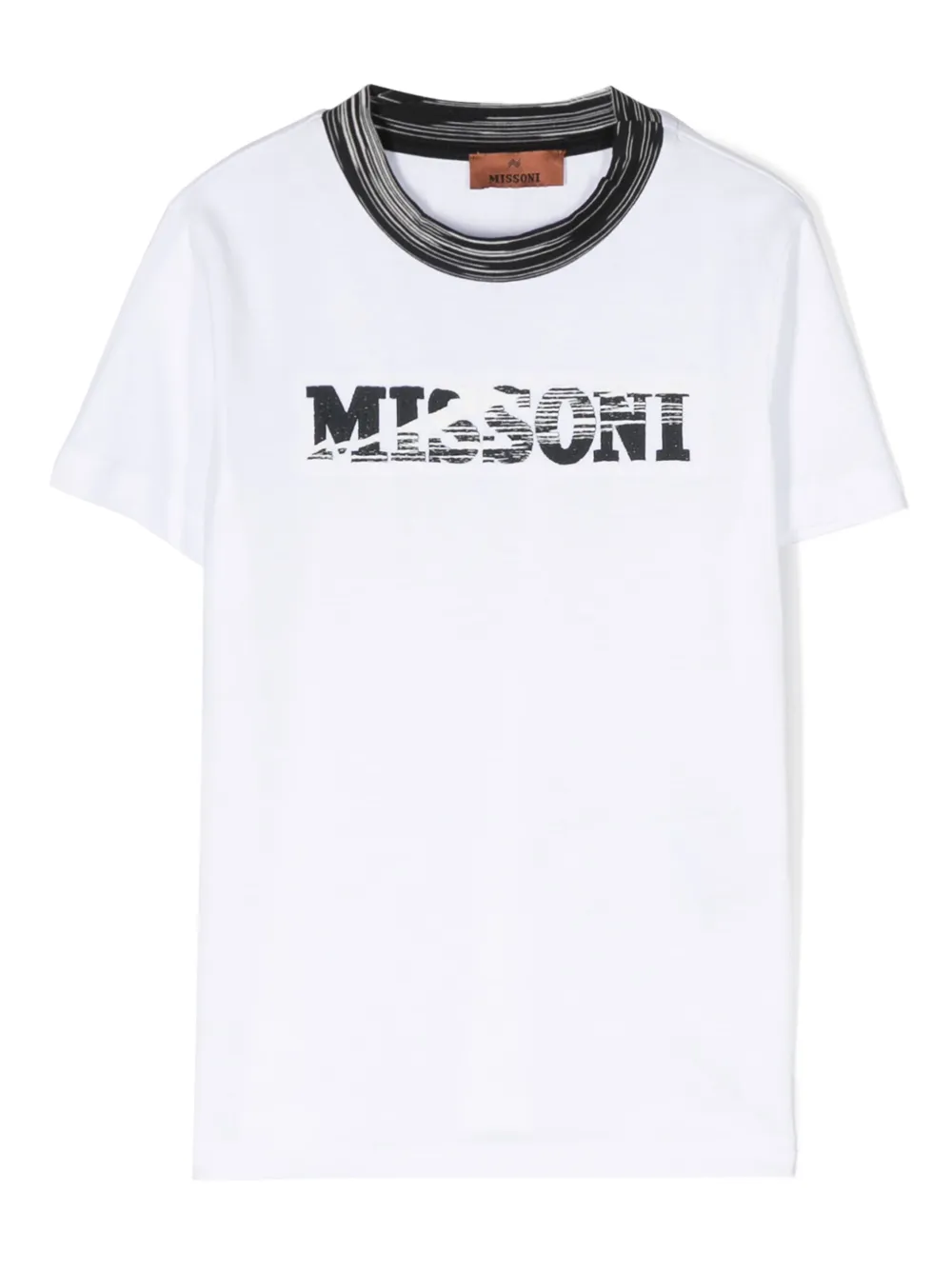 

Футболка с логотипом Missoni Kids, белый