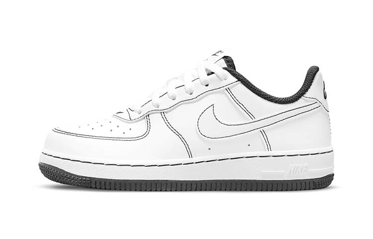 Кроссовки Nike Air Force 1 Low White Black Contrast Stitch PS
