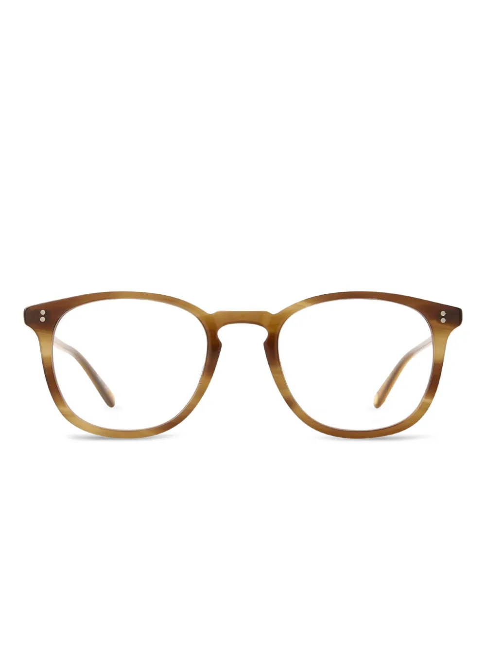 

Очки в круглой оправе Garrett Leight, коричневый