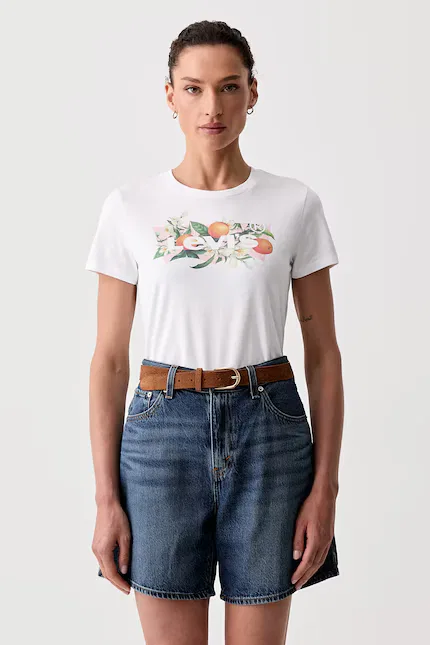 Футболка с коротким рукавом THE PERFECT TEE Levi's, белый
