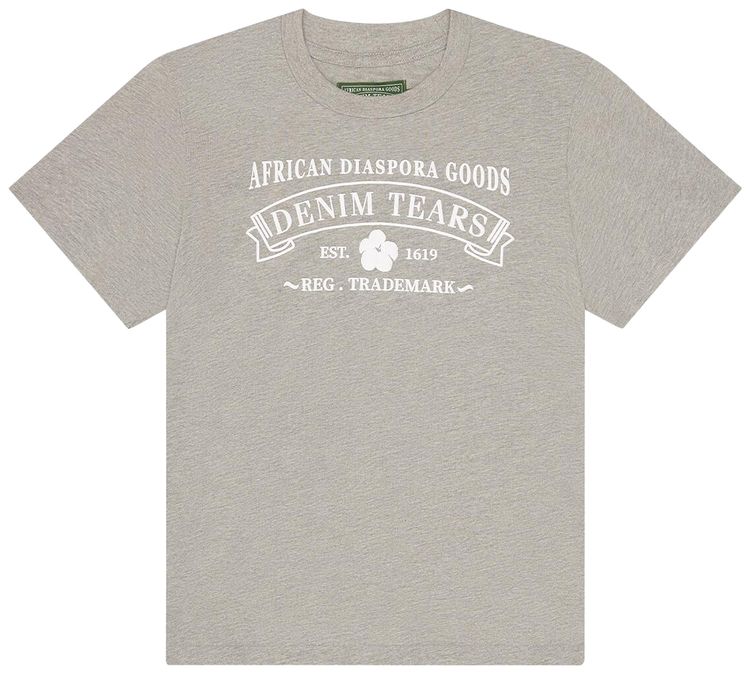

Футболка Denim Tears ADG, серый