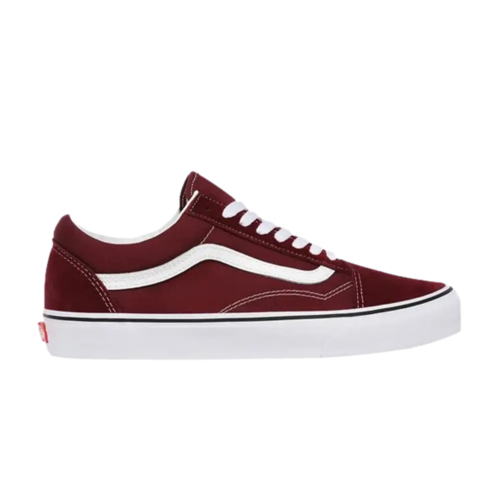 Кроссовки женские Old Skool Vans, бордовый