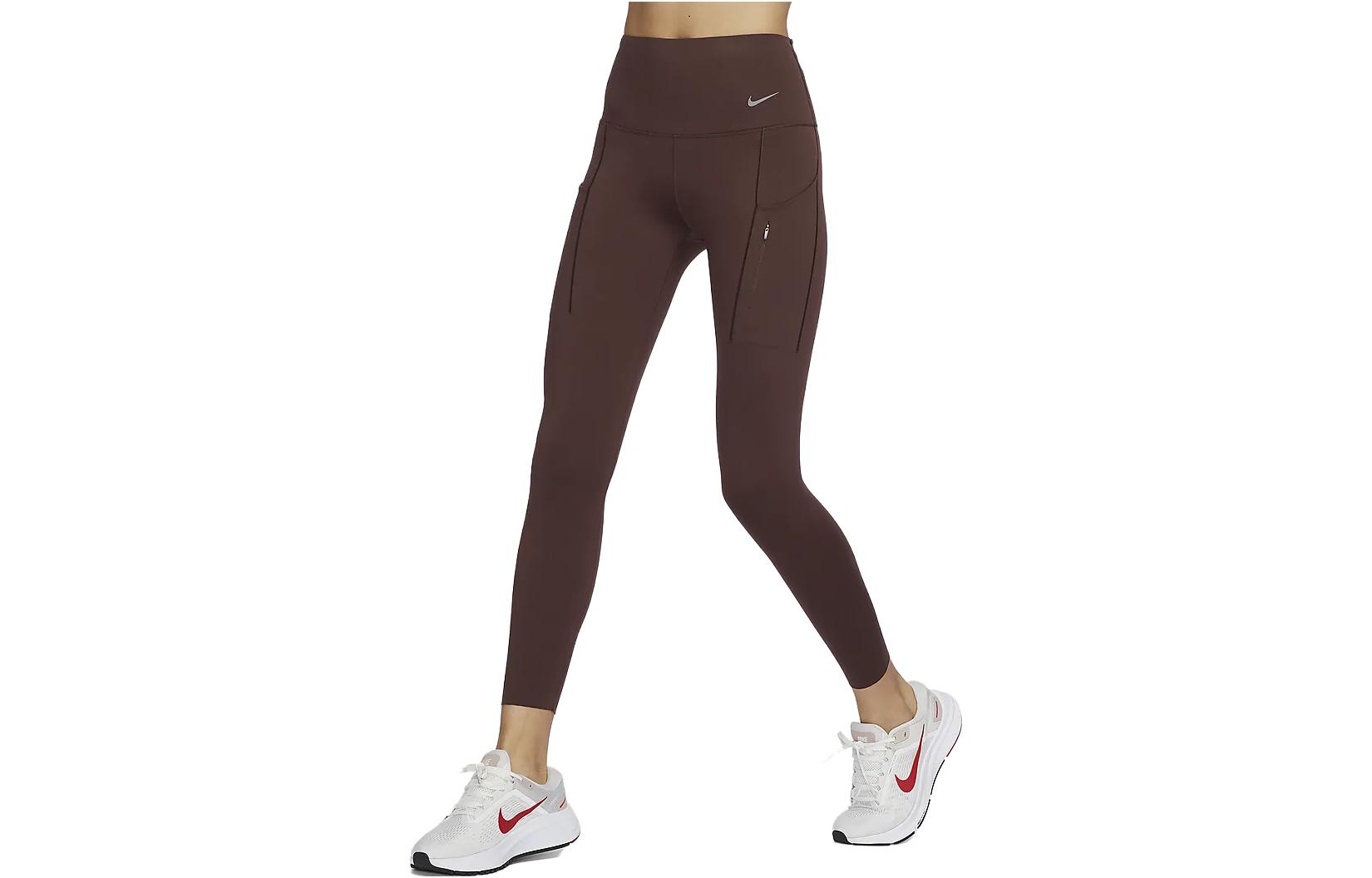 Женские спортивные штаны Go Sports Earth Umber Nike, коричневый — фото 3