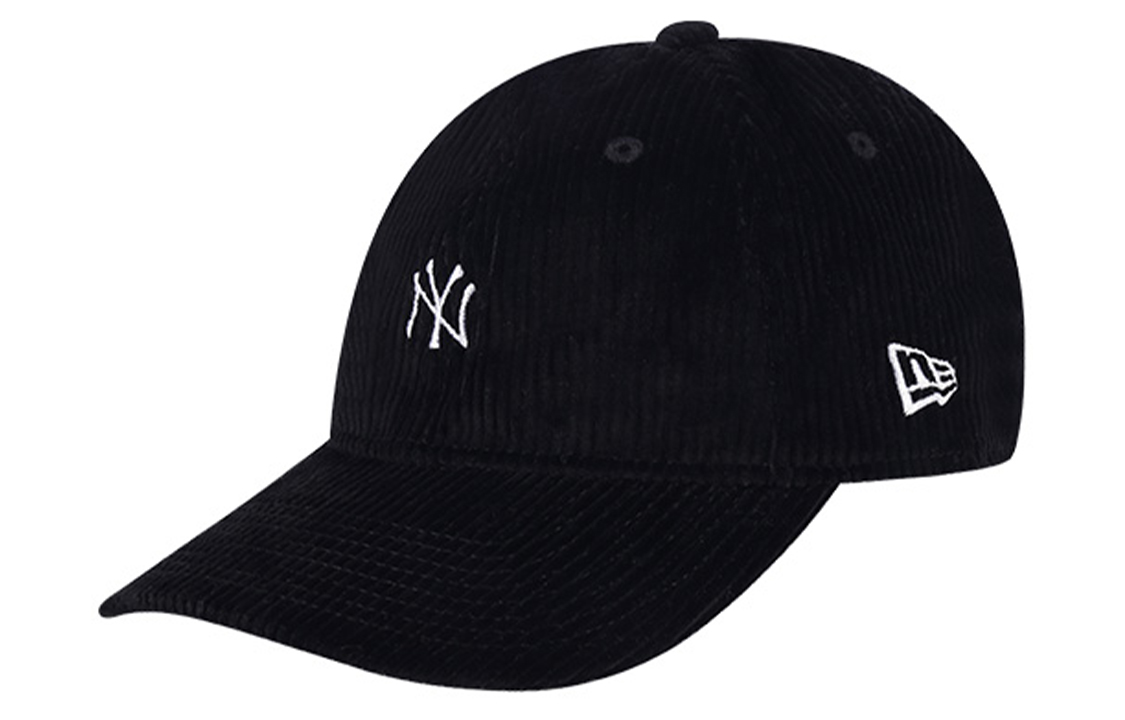 

New Era Чёрная унисекс бейсболка из вельвета, Black