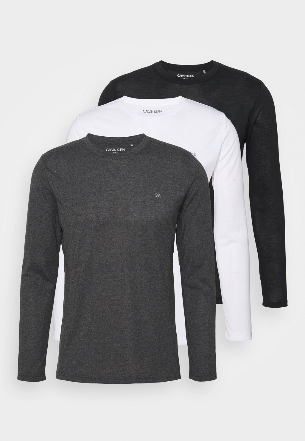 

Рубашка с длинным рукавом Calvin Klein LONG SLEEVE 3 PACK, цвет Black/White/Charcoal, Черный, Рубашка с длинным рукавом Calvin Klein LONG SLEEVE 3 PACK, цвет Black/White/Charcoal