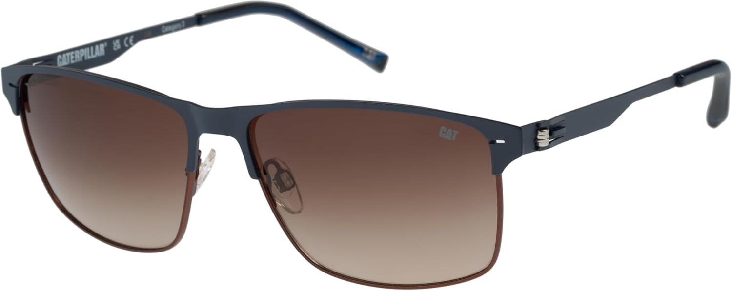 

CAT Precision 8512 мужские поляризованные квадратные солнцезащитные очки, 59 мм, матовый navy