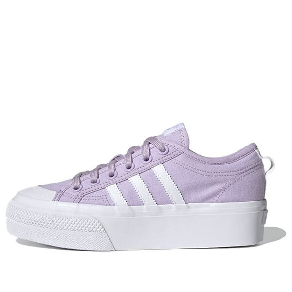 Кроссовки оригинальные nizza platform Adidas, фиолетовый
