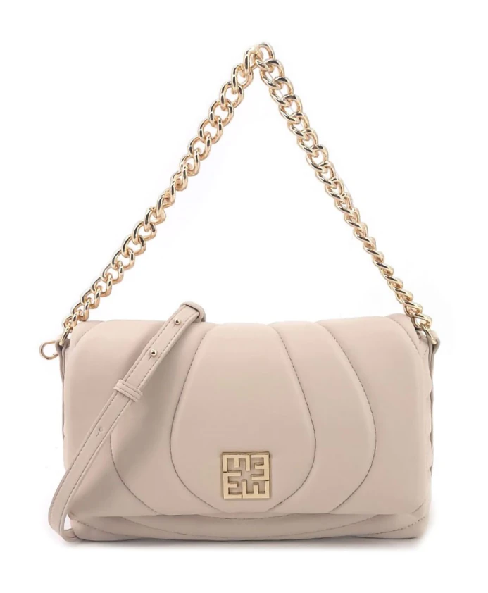 

Сумка через плечо с застежкой-клипсой Ermanno Scervino, бежевый