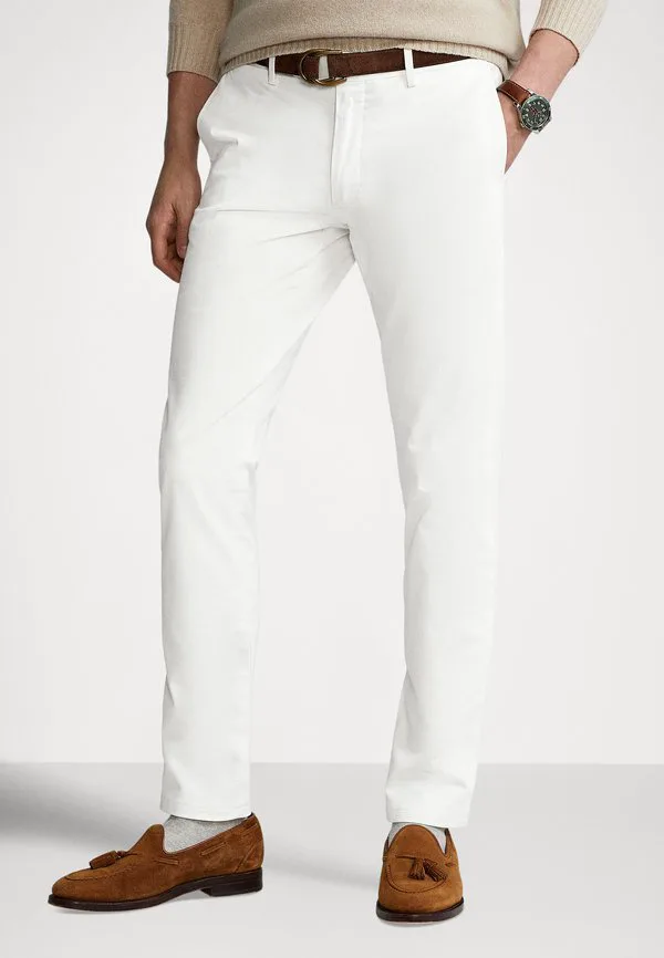 Брюки с плоским передним краем Polo Ralph Lauren, Deckwash White