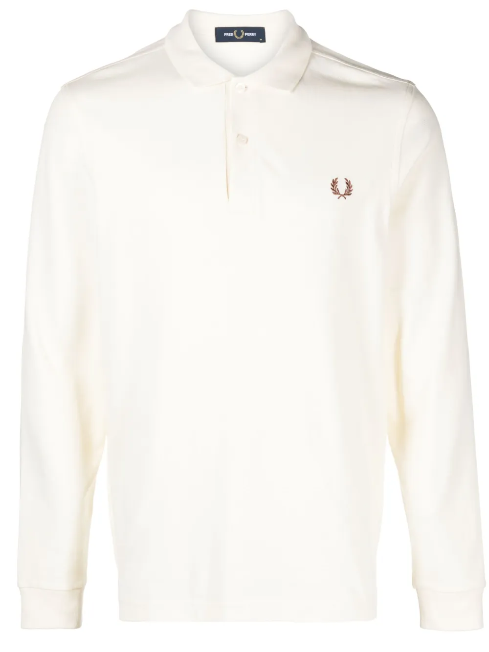 

Рубашка поло с вышитым логотипом Fred Perry, нейтральный
