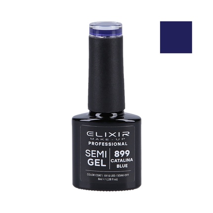 

Гибридный лак для ногтей 899 Catalina Blue 8 мл Elixir
