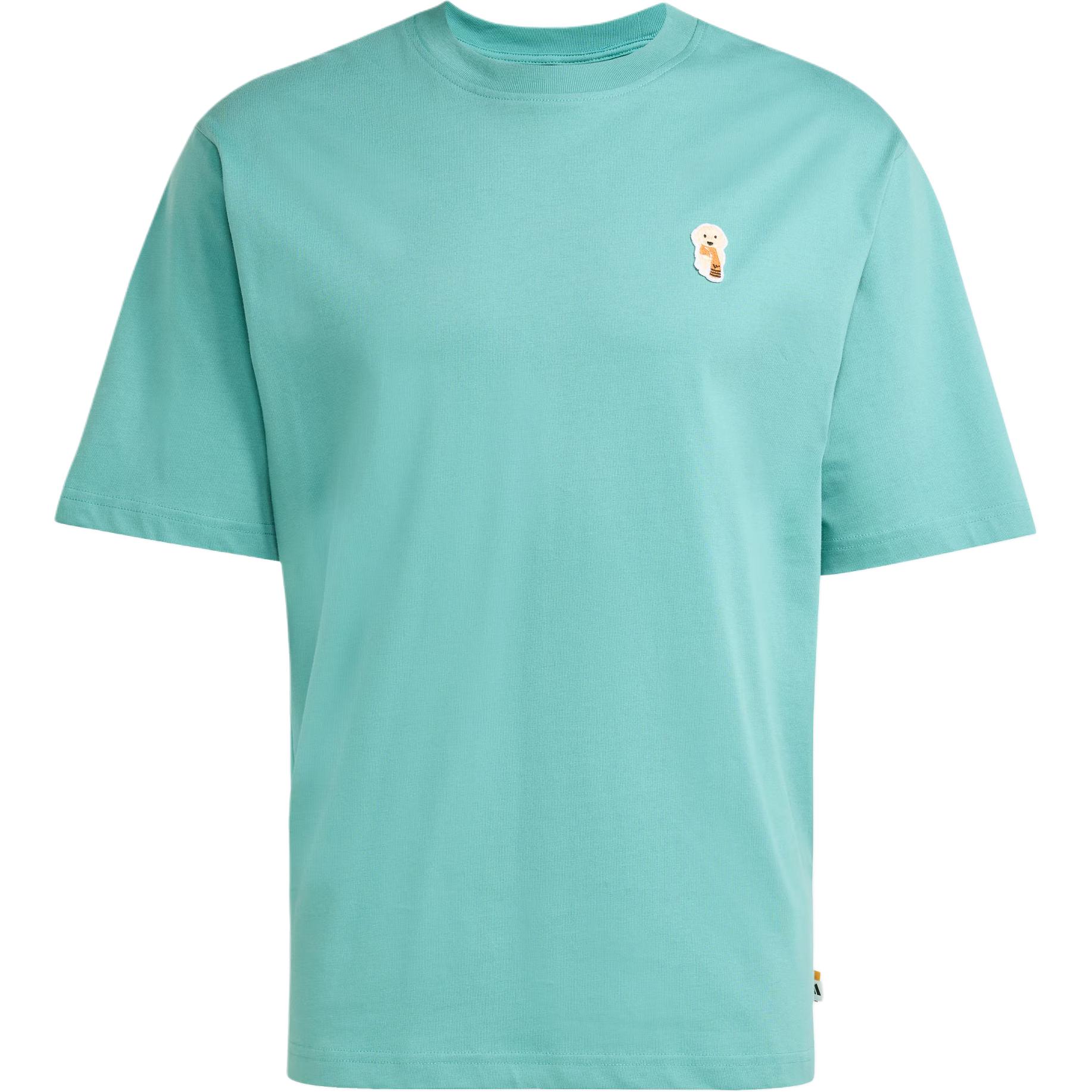 

Adidas Футболка Men's SS25 DOG SOCK PATCH GRAPHIC T SHIRT Powder Green, Зеленый, Adidas Футболка Men's SS25 DOG SOCK PATCH GRAPHIC T SHIRT Powder Green