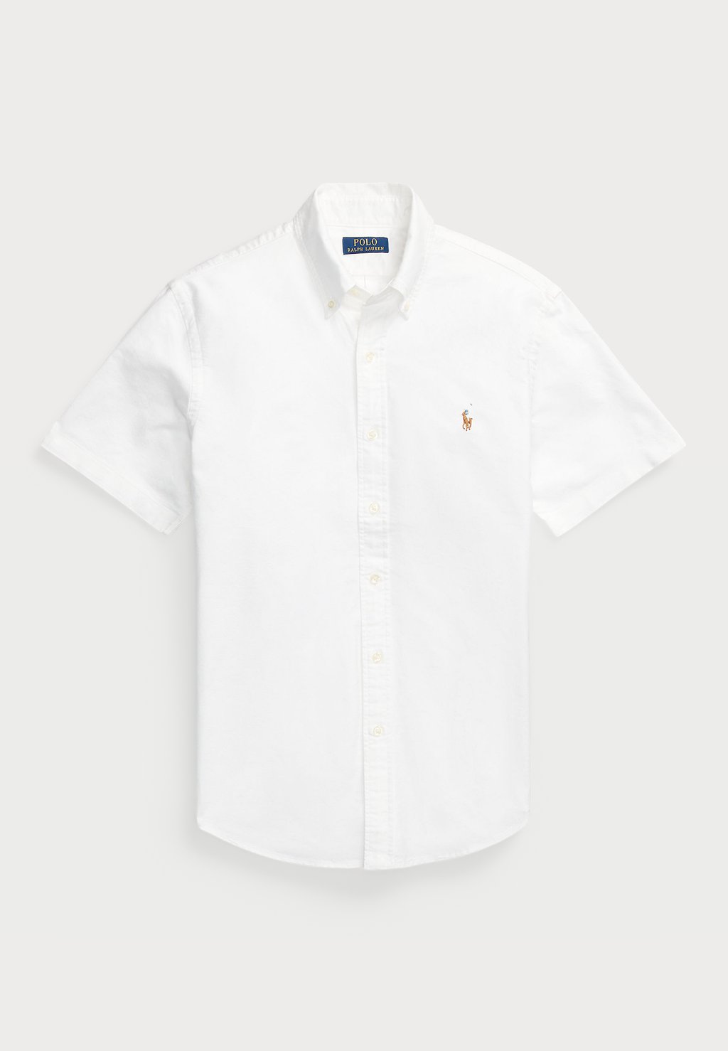 Рубашка CUSTOM FIT OXFORD SHIRT Polo Ralph Lauren, белый — фото 4