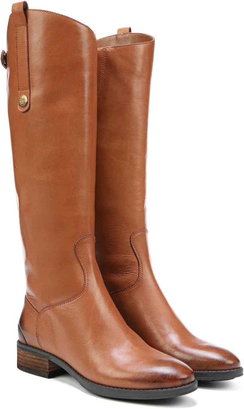 

Сапоги Penny 2 Wide Calf Leather Riding Boot Sam Edelman, цвет Whiskey