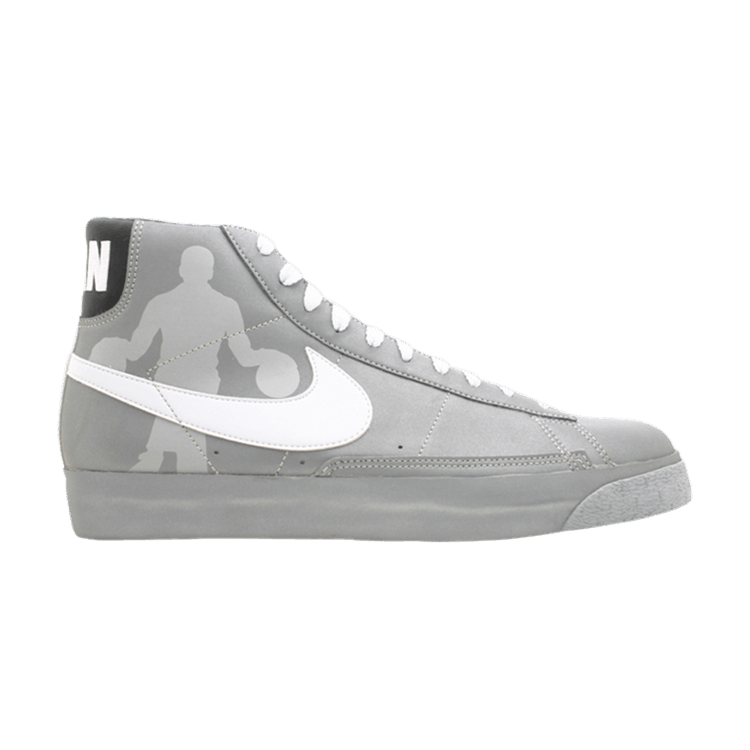 

Кроссовки Nike Blazer Hi Premium 'Iceman', серебряный