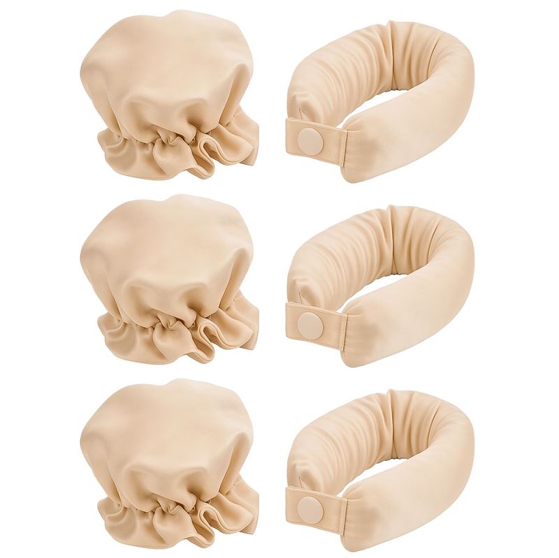 

Бигуди для волос heatless flexi rod buns Soho, beige, количество 6 шт.