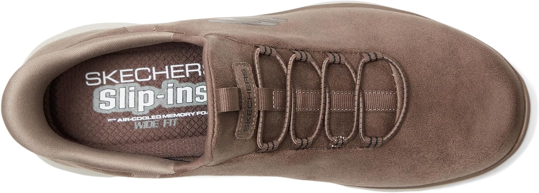 Кроссовки SKECHERS Men's Summits Korlo Hands Free Slip-In, Brown — фото 2
