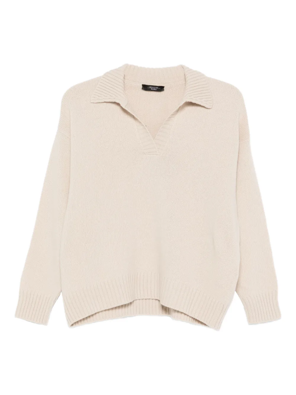 

Свитер с V-образным вырезом Weekend Max Mara, нейтральный