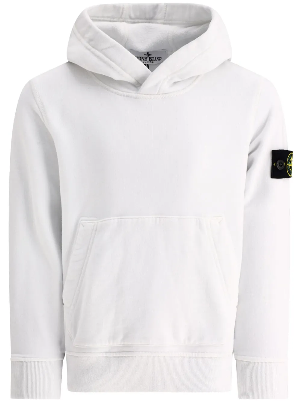 

Худи с нашивкой Compass Stone Island Junior, белый
