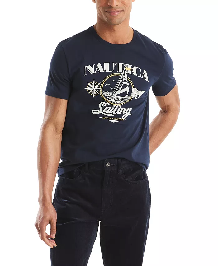 

Мужская футболка Heritage Graphic Nautica, синий