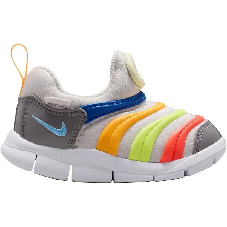 Nike Dynamo Free Low top детские кроссовки бело-серые — фото 3