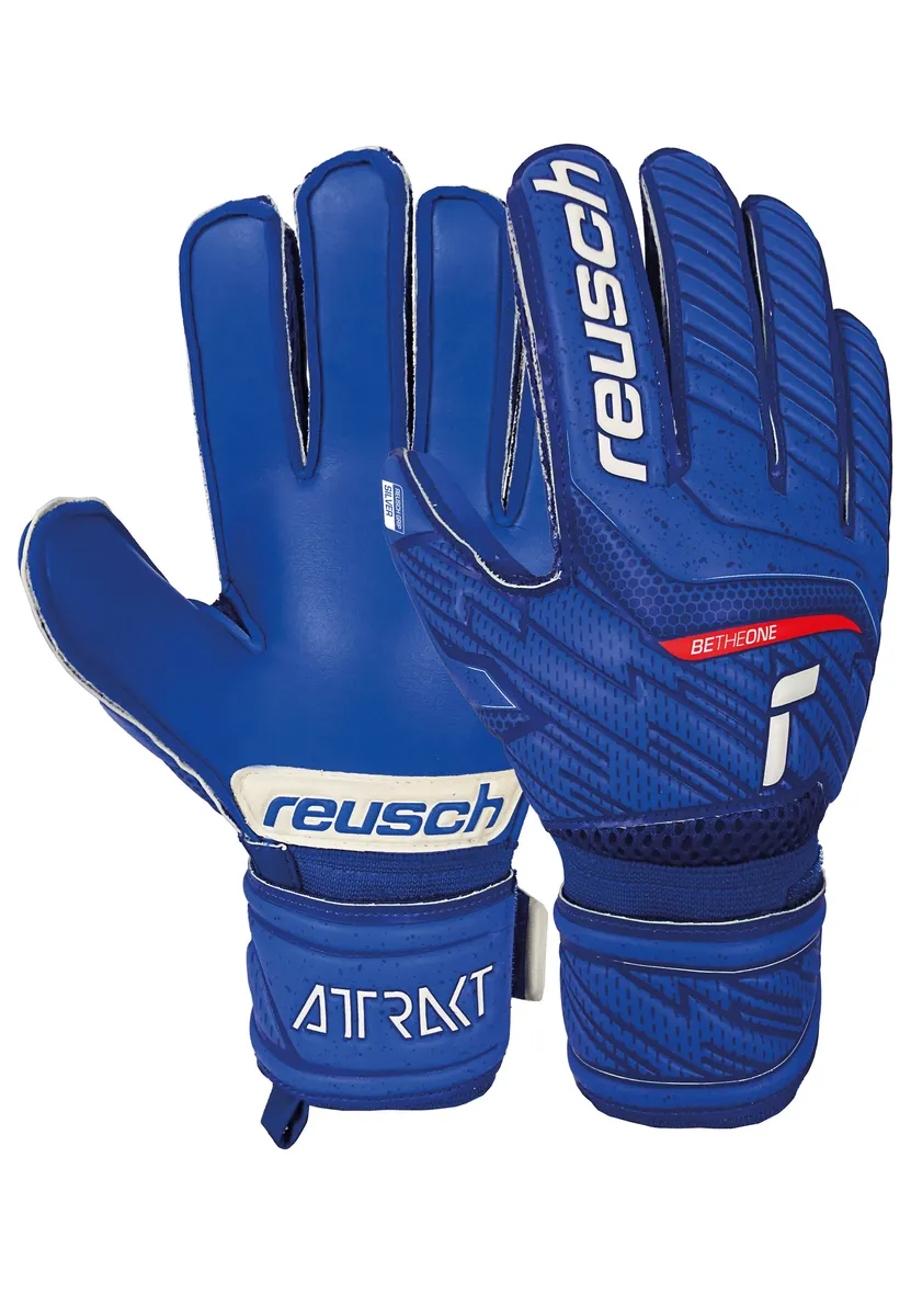 

Вратарские перчатки Reusch " Reusch Attract Silver Junior", Expanse Cut, синий
