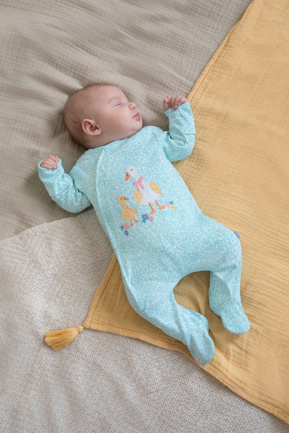 

Комбинезон JoJo Maman Bébé Duck с аппликацией и застежкой-молнией Jojo Maman Bébé
