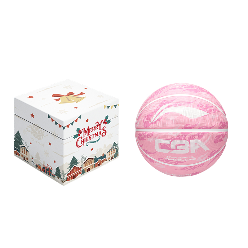 

LINING CBA Collection резиновый баскетбольный мяч Pink размер 7 тренировочный unisex China