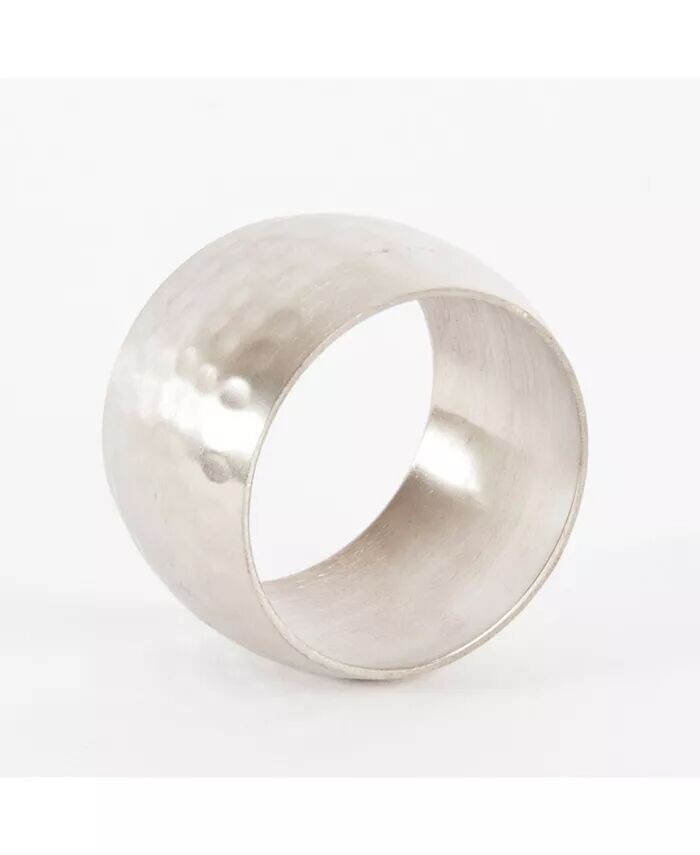 

Кольцо для салфеток круглой формы, набор из 4 шт Saro Lifestyle, серебро