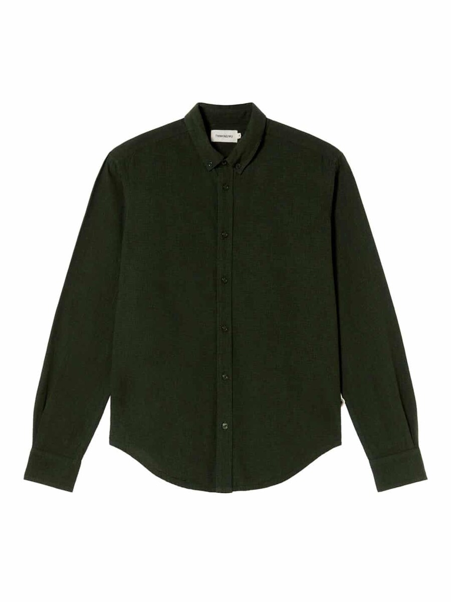 

Рубашка на пуговицах классического кроя Thinking MU Ant, Fir