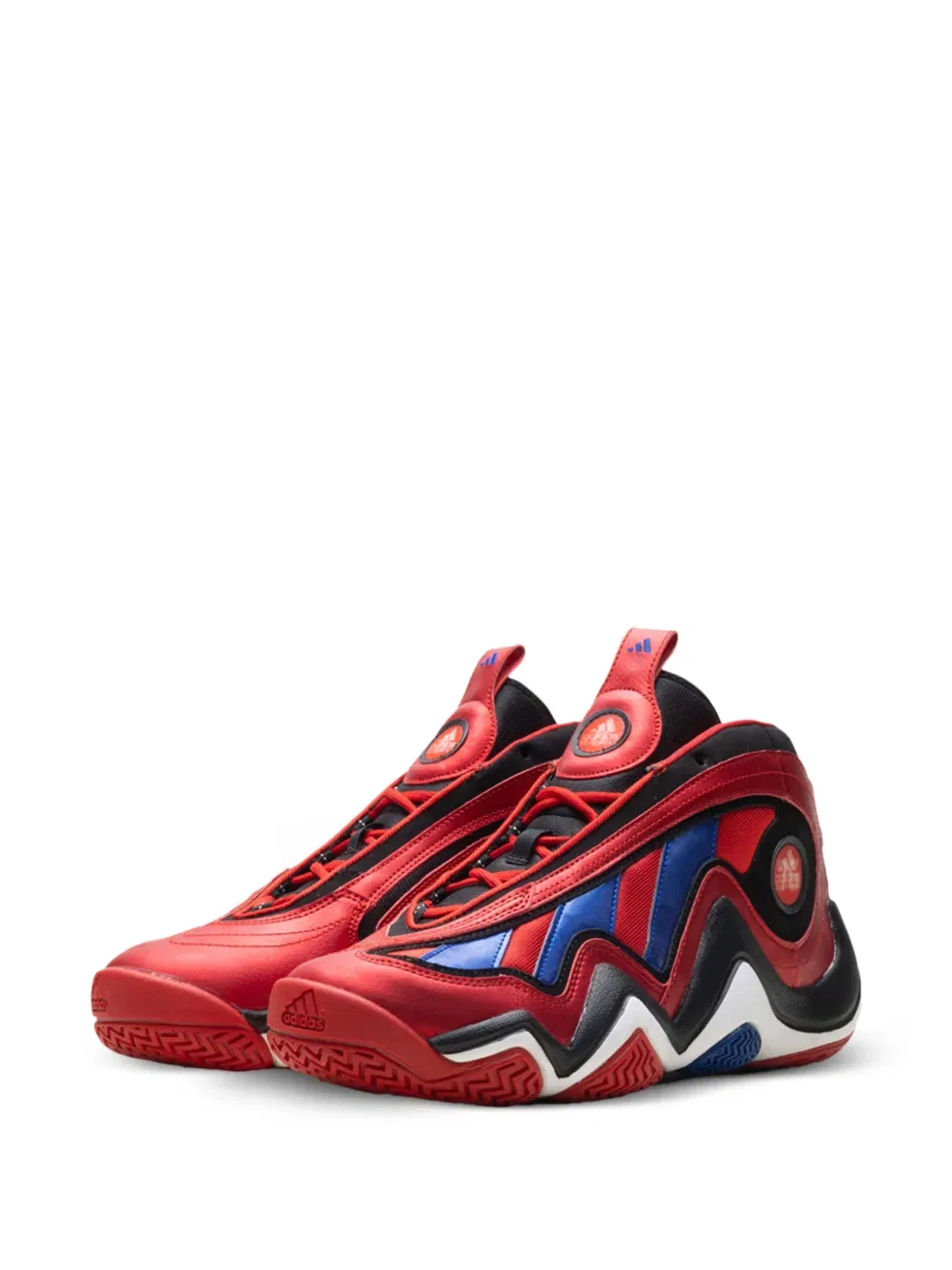 Кроссовки Crazy 97 на шнуровке Adidas, красный — фото 2