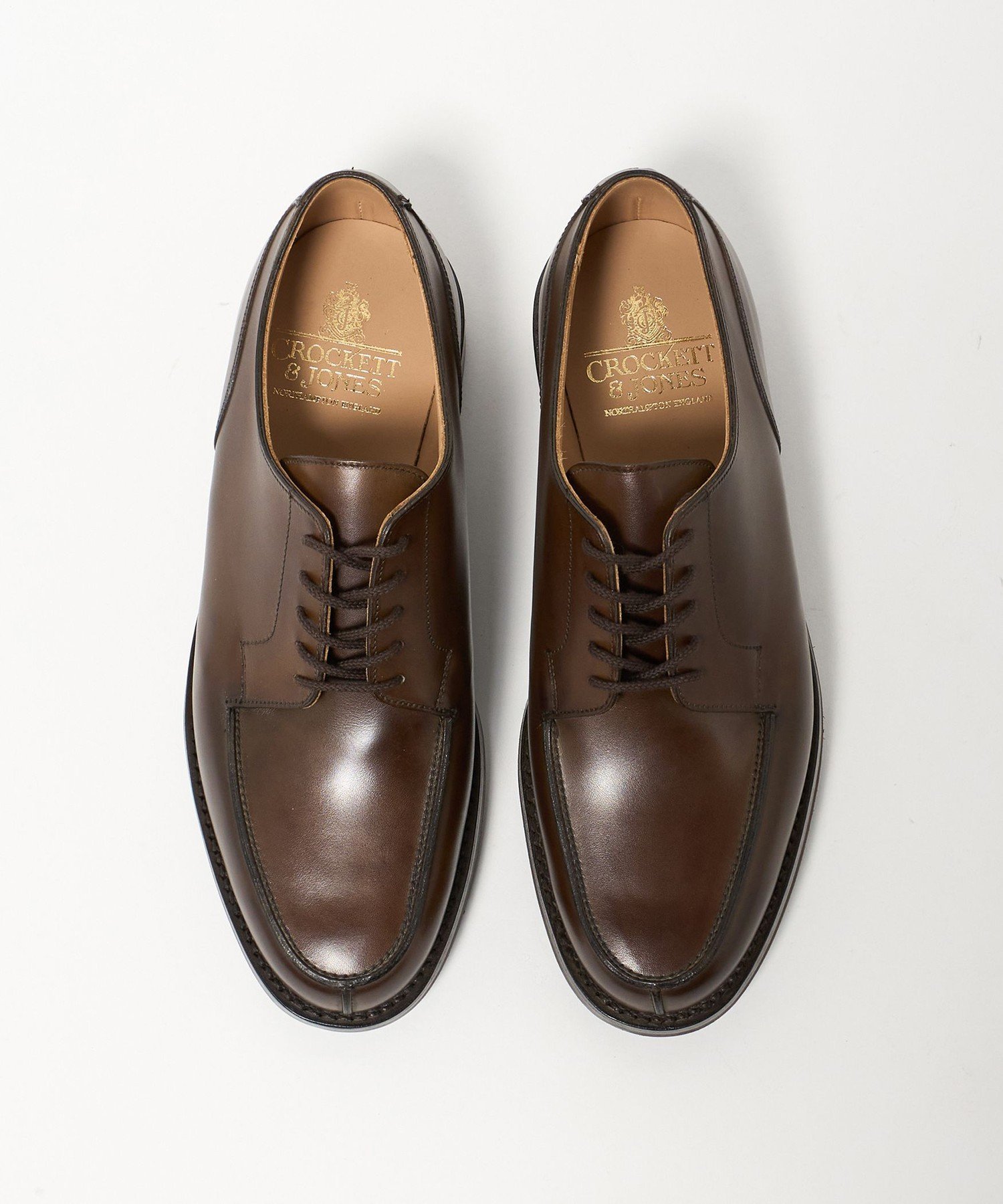Туфли CROCKETT & JONES Moreton/классические туфли United Arrows, DK.BROWN — фото 2