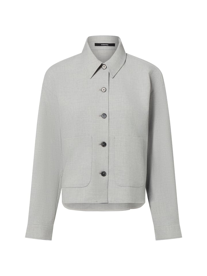 

Блузка Zaari светло-серого цвета Someday