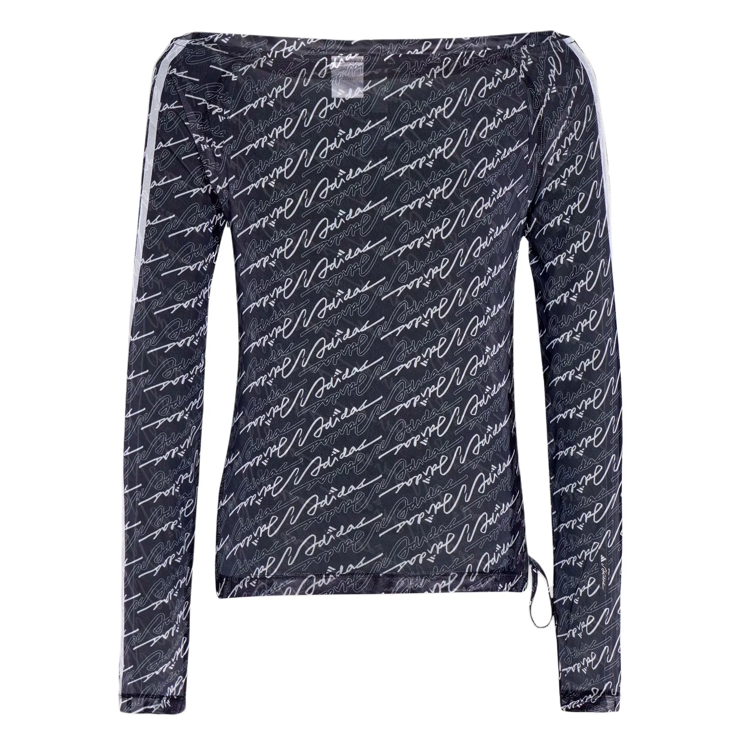 Adidas Футболка для танцев Women's Black с лодочкой Moderate Straight Fit — фото 3