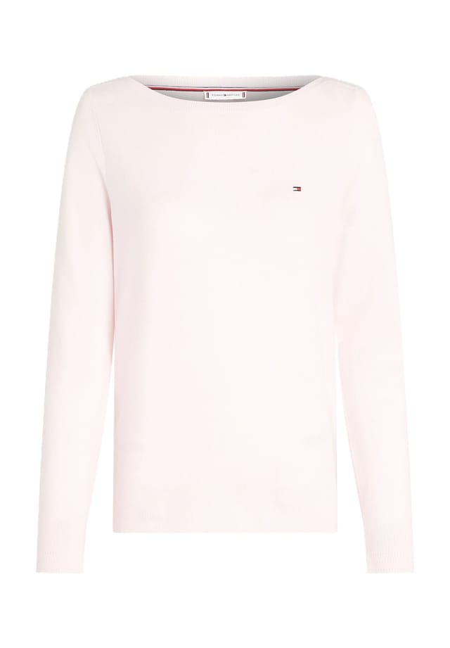 

Свитер с круглым вырезом Tommy Hilfiger, розовый