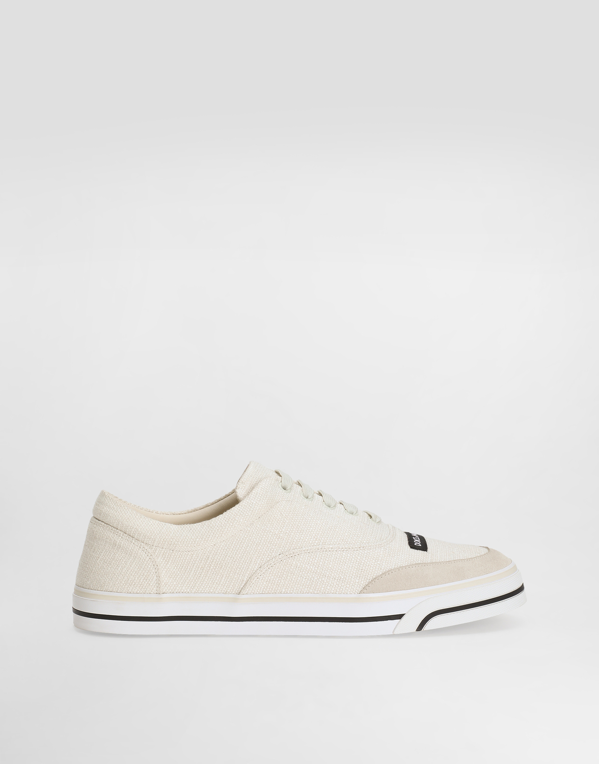 

Кеды из льна DG Sailing DOLCE & GABBANA, мультиколор