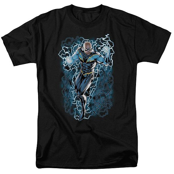 

Футболка с коротким рукавом Justice League of America Black Lightning Bolts Licensed Character