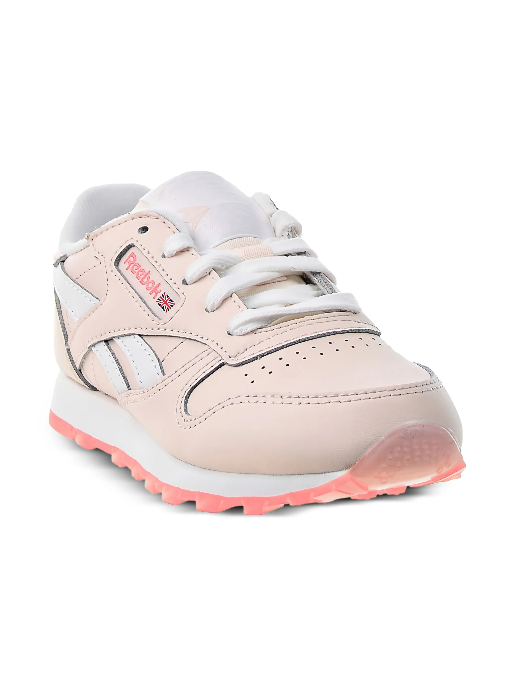 Кроссовки Classic Leather PS Panton Reebok Kids, розовый — фото 2