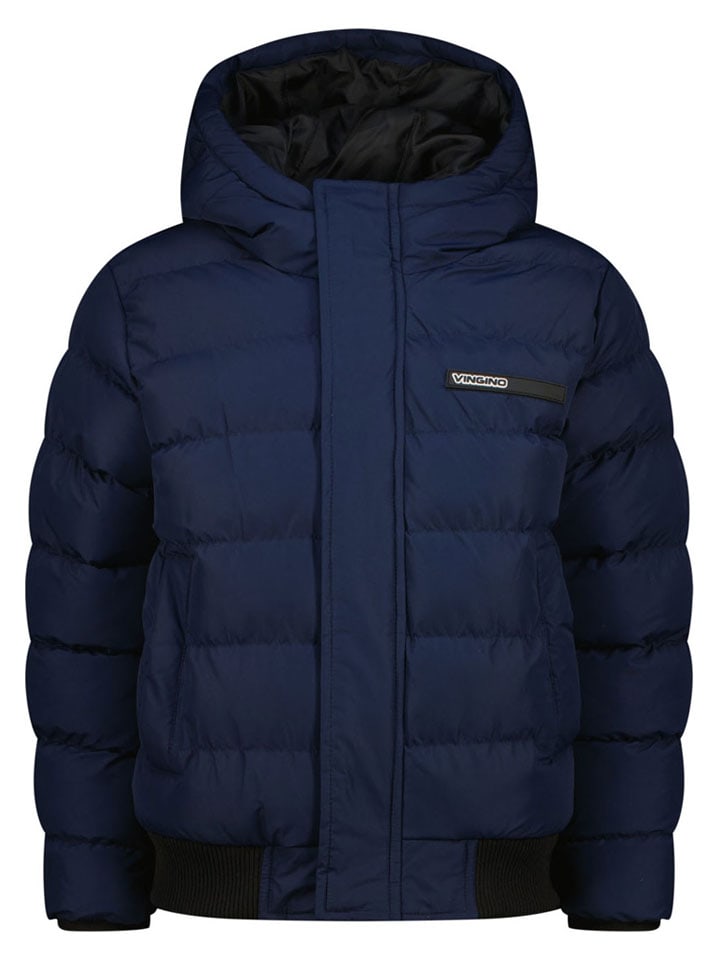 

Vingino Стеганая куртка темно-синего цвета